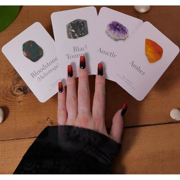 Crystals For Beginners Deck By Judy Hall 50 Cards To Heal Body Mind & Spirit New - Picture 10 of 11